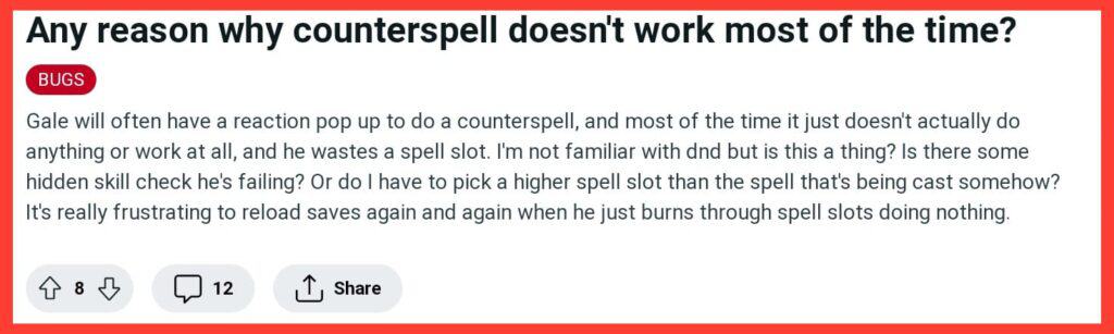 How To Fix BG3 Counterspell Not Working 3 How To Fix BG3 Counterspell Not Working