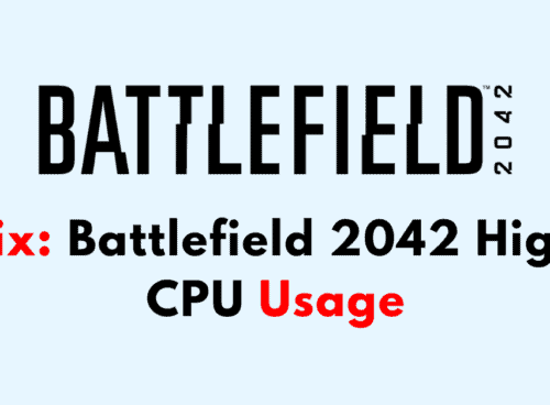 How To Fix Battlefield 2042 High CPU Usage