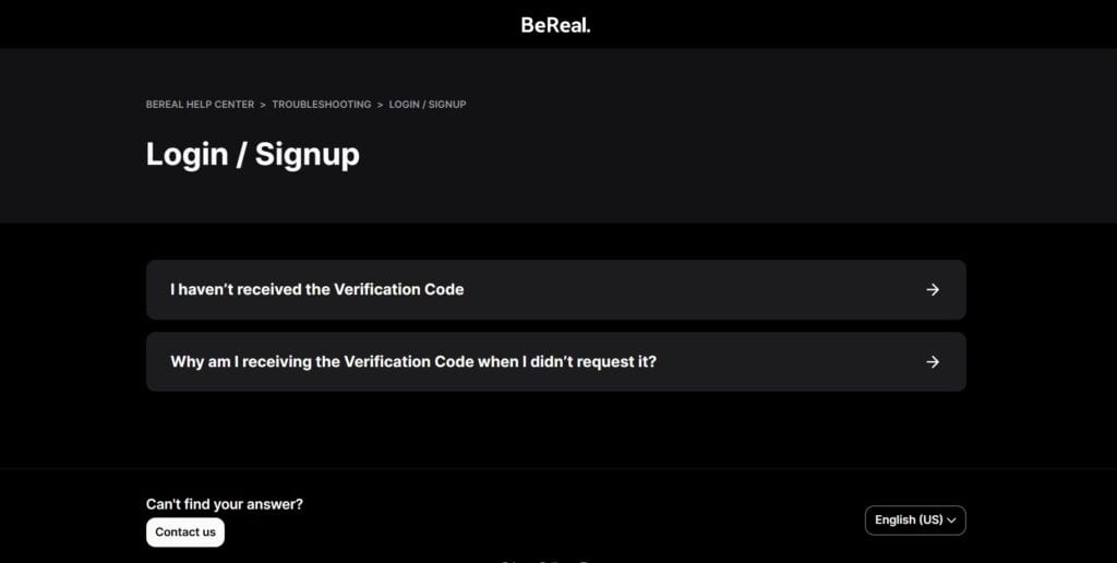 How To Fix BeReal Won't Let Me Log in 7 How To Fix BeReal Wont Let Me Log in help and support