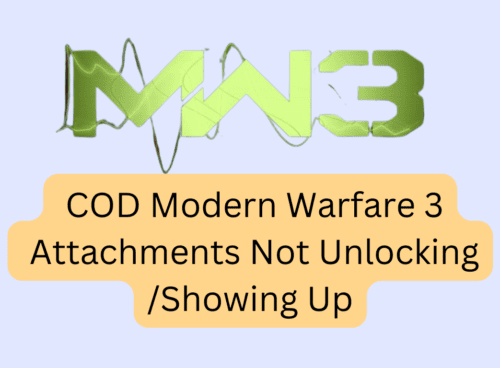 How To Fix COD Modern Warfare 3 MW3 Attachments Not UnlockingShowing Up 20231116 144303 0000