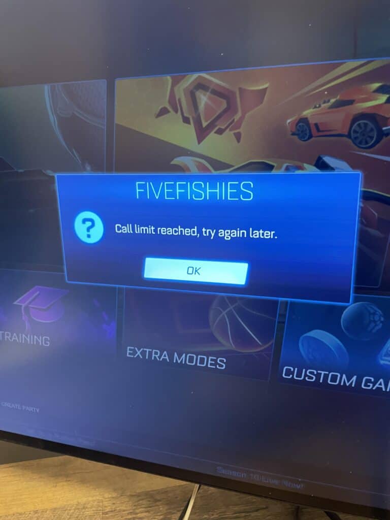 How To Fix Call Limit Reached Try Again Later On Rocket League 2 How To Fix Call Limit Reached Try Again Later On Rocket League