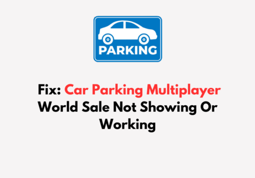How To Fix Car Parking Multiplayer World Sale Not Showing Or Working