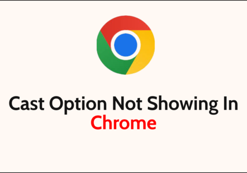 How To Fix Cast Option Not Showing In Chrome