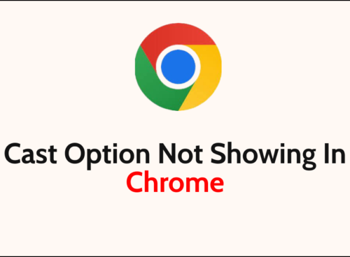 How To Fix Cast Option Not Showing In Chrome