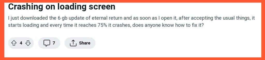 How To Fix Eternal Return Crashing Or Stuck On Loading Screen 3 How To Fix Crashing Or Stuck On Loading Screen On Eternal Return