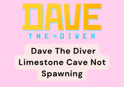 How To Fix Dave The Diver Limestone Cave Not Spawning