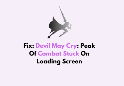 How To Fix Devil May Cry Peak Of Combat Stuck On Loading Screen