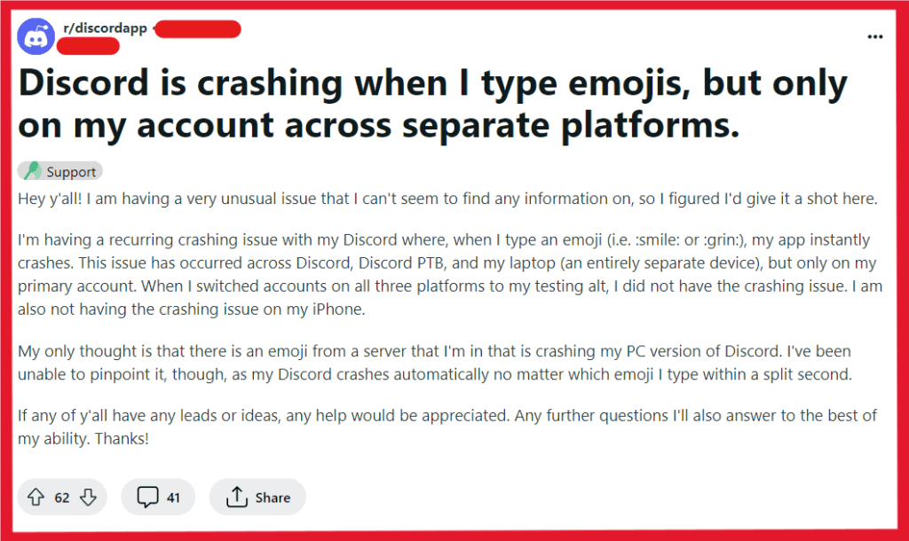 How To Fix Discord Crashing While Typing & Searching Emotes 2 How To Fix Discord Crashing While Typing Searching Emotes