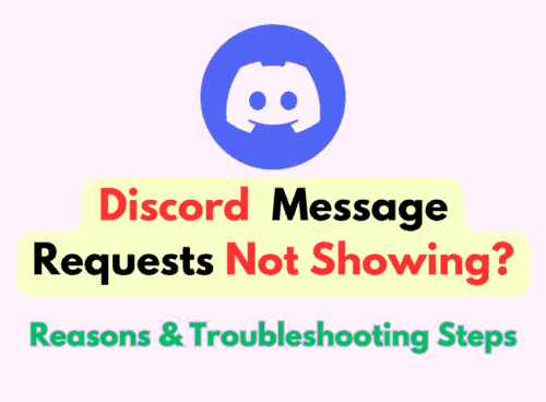 How To Fix Discord Message Requests Not Showing