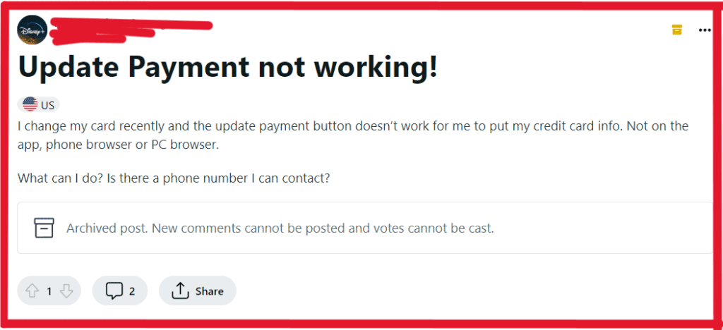 How To Fix Disney Plus Update Payment Button Not Working 2 How To Fix Disney Plus Update Payment Button Not Working