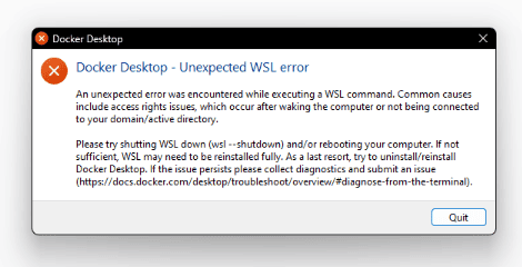 How To Fix Docker Desktop Unexpected WSL Error 2 How To Fix Docker Desktop Unexpected WSL Error