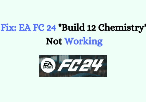 How To Fix EA FC 24 Build 12 Chemistry Not Working 1