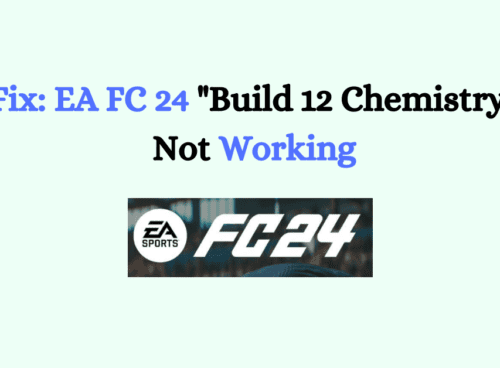 How To Fix EA FC 24 Build 12 Chemistry Not Working 1