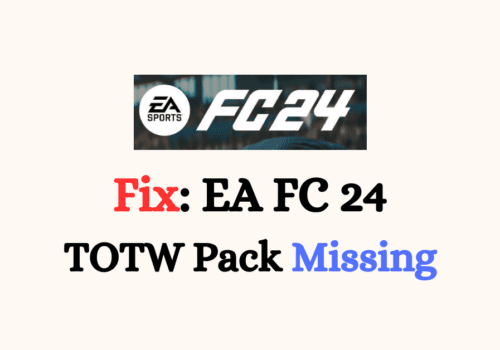 How To Fix EA FC 24 TOTW Pack Missing