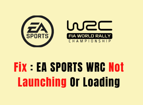How To Fix EA SPORTS WRC Not Launching Or Loading