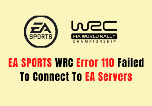 Error 110 Failed To Connect To EA Servers