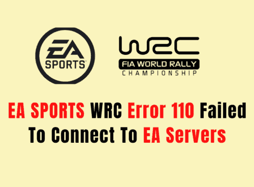 Error 110 Failed To Connect To EA Servers
