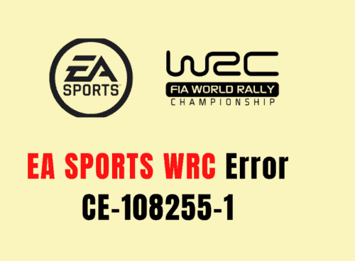 How To Fix EA Sports WRC Error CE-108255-1