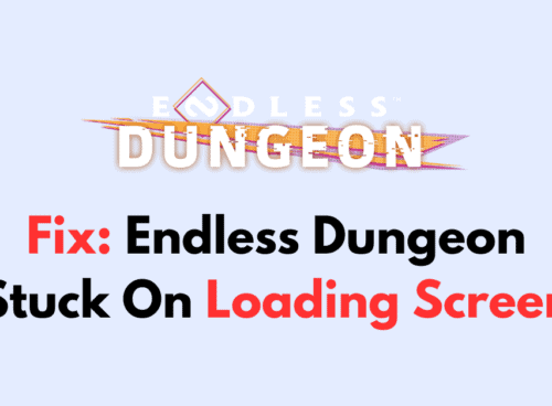 How To Fix Endless Dungeon Stuck On Loading Screen