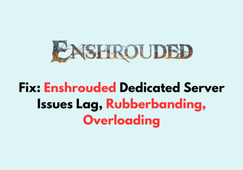 How To Fix Enshrouded Dedicated Server Issues Lag Rubberbanding Overloading