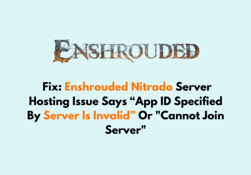 How To Fix Enshrouded Nitrado Server Hosting Issue Says App ID Specified By Server Is Invalid Or Cannot Join Server