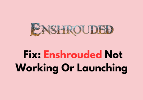 How To Fix Enshrouded Not Working Or Launching