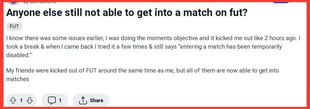 How To Fix EA FC 24 Entering A Match Has Been Temporarily Disabled 3 How To Fix Entering A Match Has Been Temporarily Disabled On EA FC 24