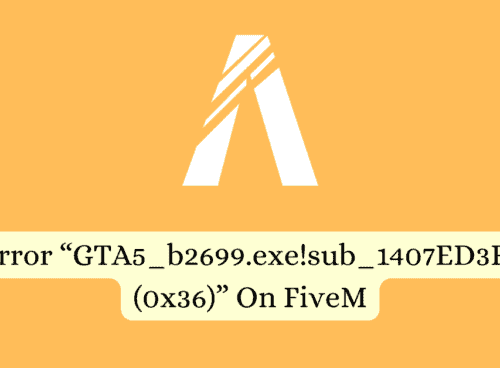 How To Fix Error GTA5 b2699.exesub 1407ED3F4 0x36 On FiveM