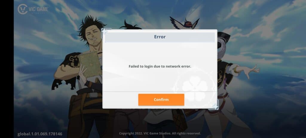 How To Fix “Failed To Login Due To Network Error” in Black Clover M 2 How To Fix Failed To Login Due To Network Error in Black Clover M