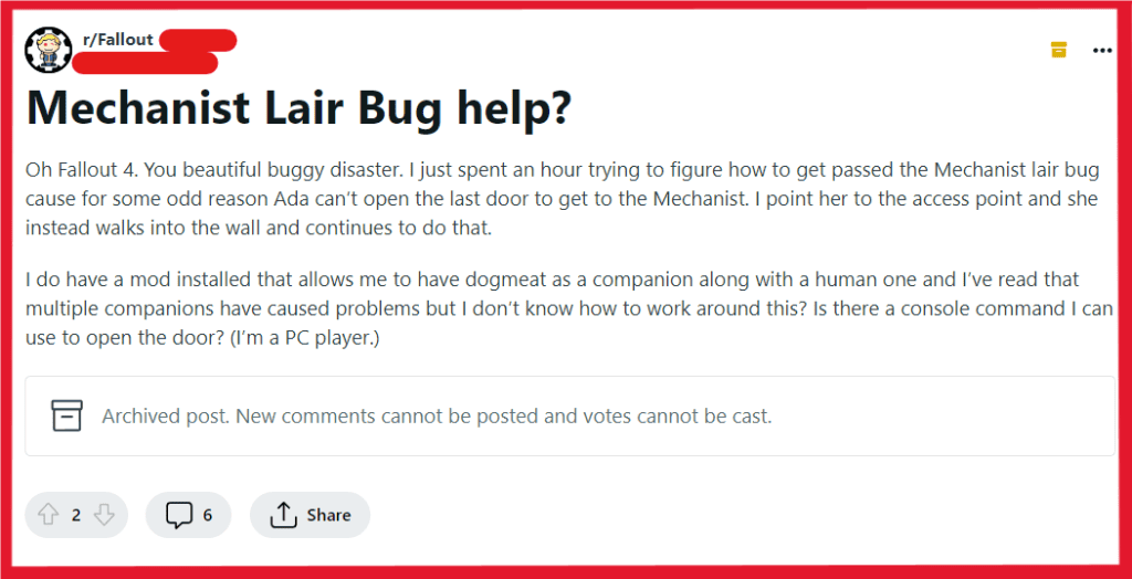 How To Fix Fallout 4 Mechanist Lair Bug 2 How To Fix Fallout 4 Mechanist Lair Bug