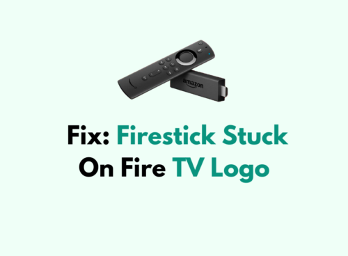 How To Fix Firestick Stuck On Fire TV Logo 1