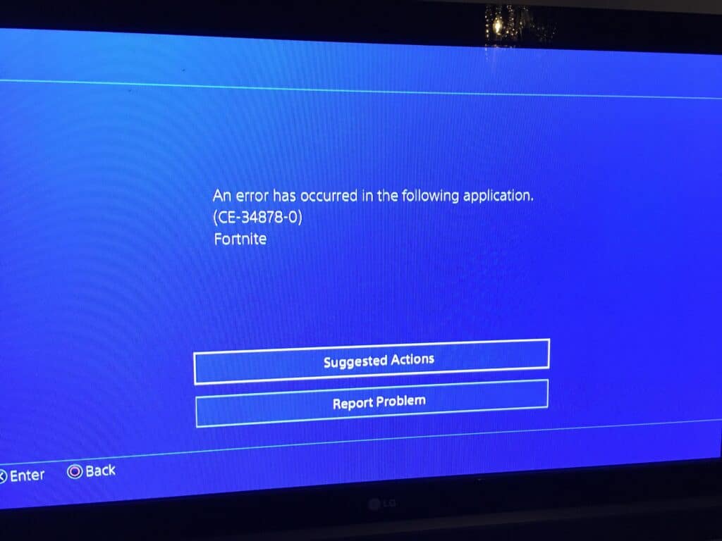 How To Fix Fortnite Chapter 5 Crashing On PS4 An Error Has Occurred CE- 34878-0 2 How To Fix Fortnite Chapter 5 Crashing on PS4 An Error has Occurred CE 34878 0