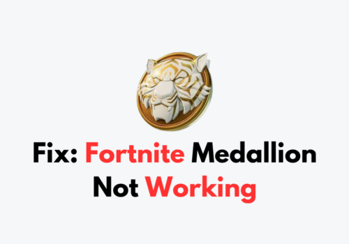 How To Fix Fortnite Medallion Not Working