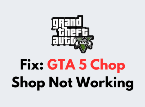 How To Fix GTA 5 Chop Shop Not Working