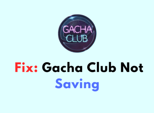How To Fix Gacha Club Not Saving