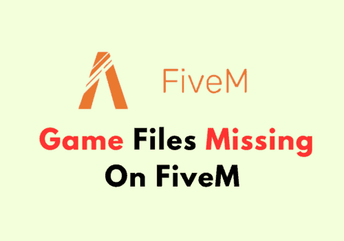 How To Fix Game Files Missing On FiveM