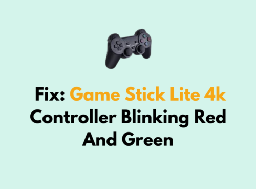How To Fix Game Stick Lite 4k Controller Blinking Red And Green