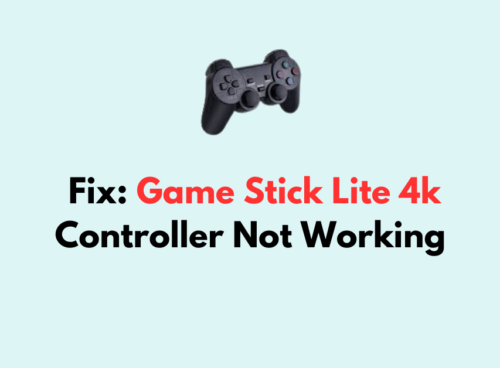 How To Fix Game Stick Lite 4k Controller Not Working