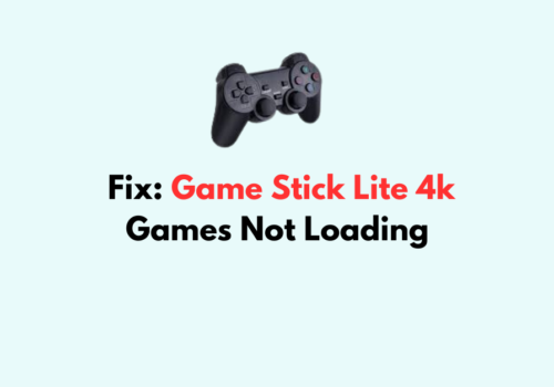 How To Fix Game Stick Lite 4k Games Not Loading
