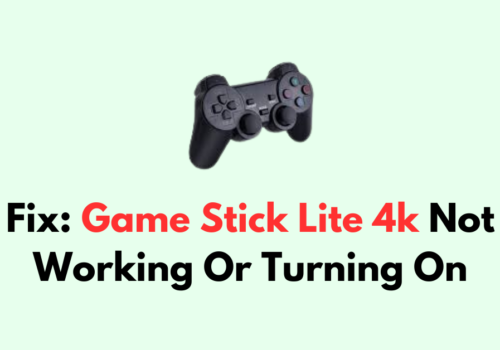 How To Fix Game Stick Lite 4k Not Working Or Turning On