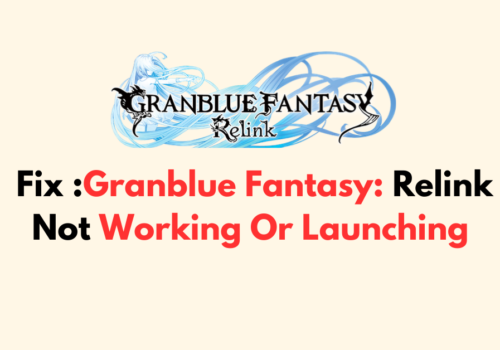 How To Fix Granblue Fantasy Relink Not Working Or Launching 1