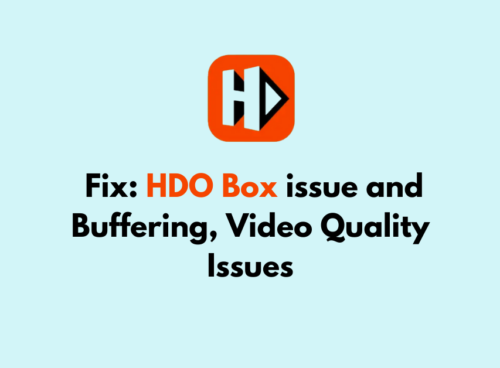 How To Fix HDO Box issue and Buffering Video Quality Issues 1