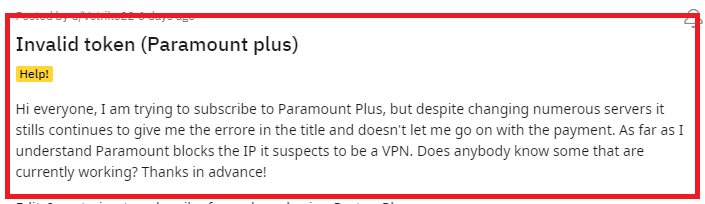 How To Fix Invalid Token Issue On Paramount Plus 2 How To Fix Invalid Token Issue On Paramount Plus