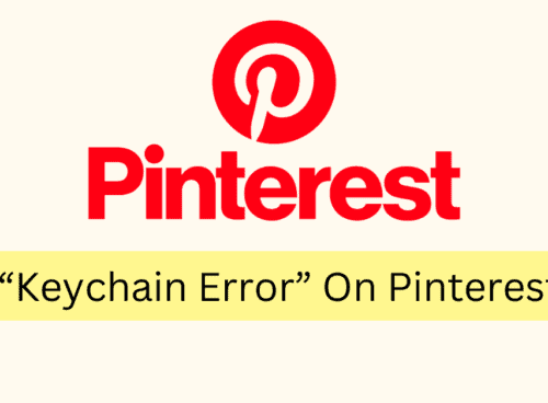 How To Fix Keychain Error On Pinterest