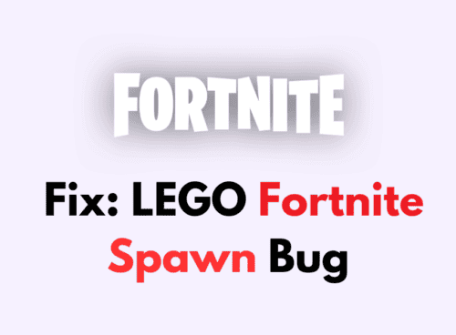 How To Fix LEGO Fortnite Spawn Bug 1