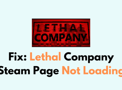 How To Fix Lethal Company Steam Page Not Loading 1