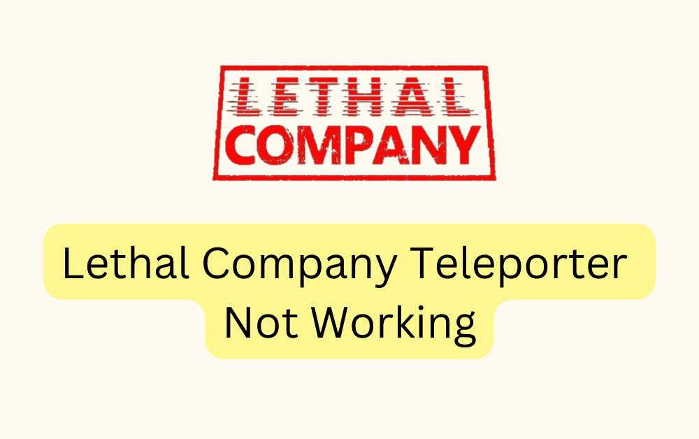 How To Fix Lethal Company Teleporter Not Working 1
