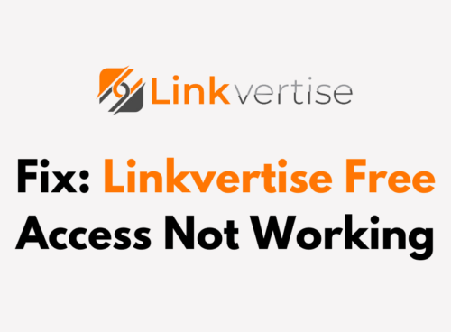 How To Fix Linkvertise Free Access Not Working 1