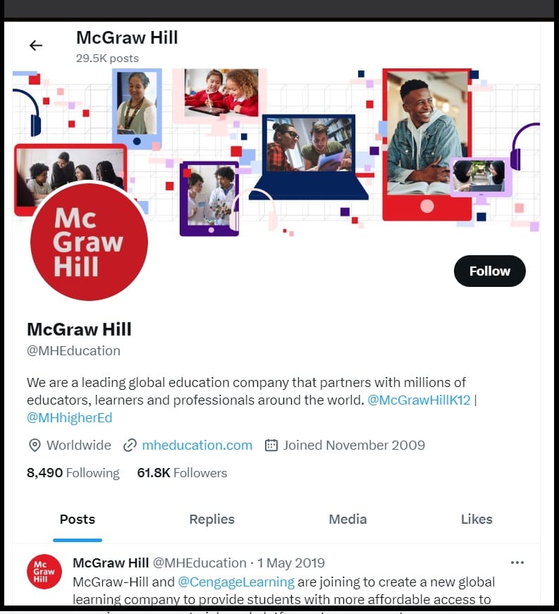 How To Fix McGraw Hill Connect Not Working 2 How To Fix McGraw Hill Connect Not Working Twitter page