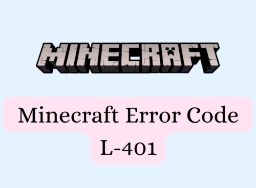 How To Fix Minecraft Error Code L 401